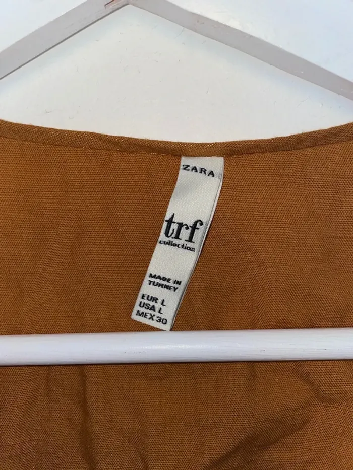 Haut moutarde Zara L - photo numéro 2
