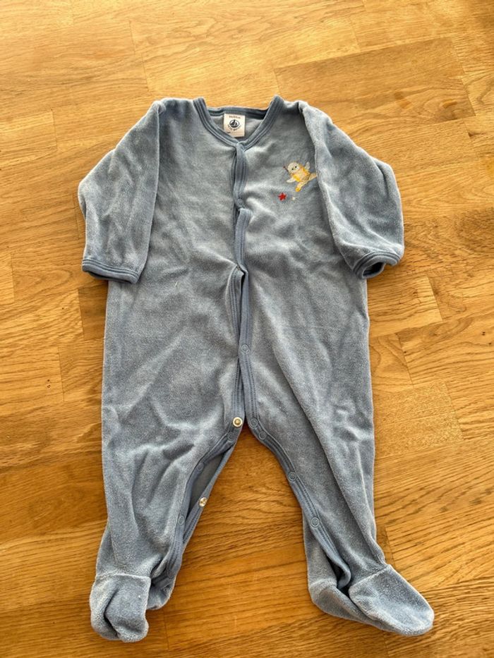Pyjama velours Petit Bateau
