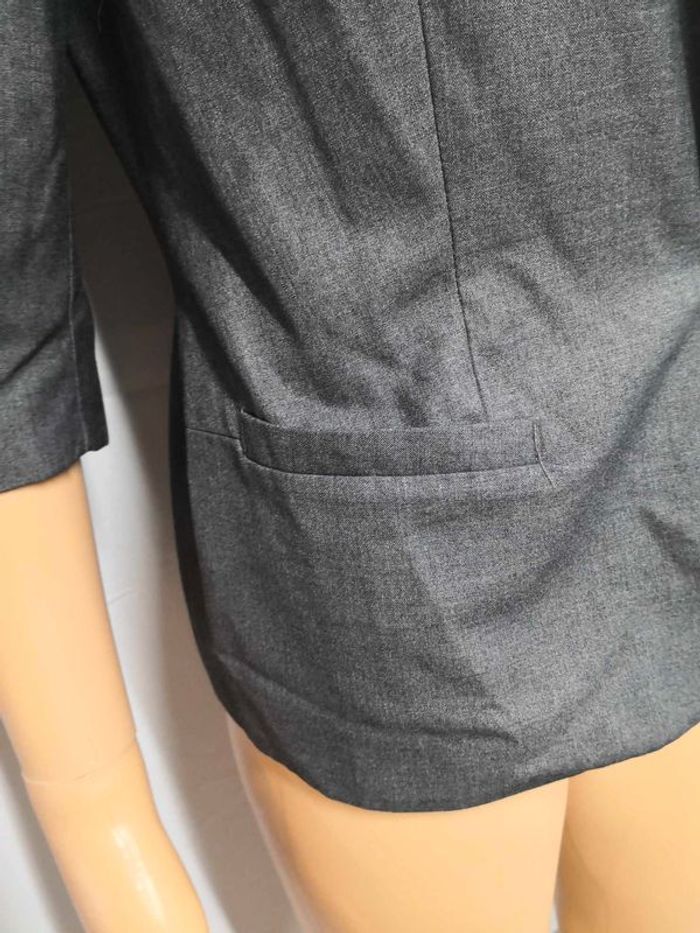 Blazer gris “3 Suisses” Élégance structurée en taille 36 - photo numéro 4
