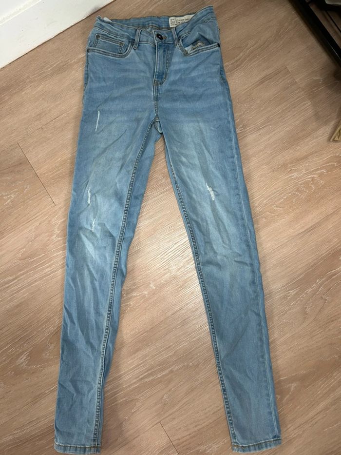 Jean skinny bleu clair