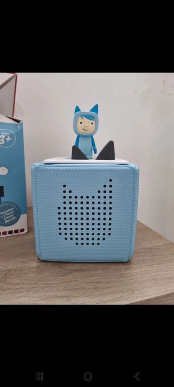 Toniebox bleu 1 an