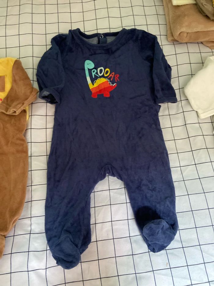 Lot de 3 pyjama grenouillère bébé - photo numéro 3