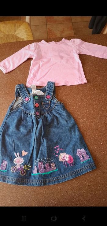 Ensemble fille 6 mois c&a