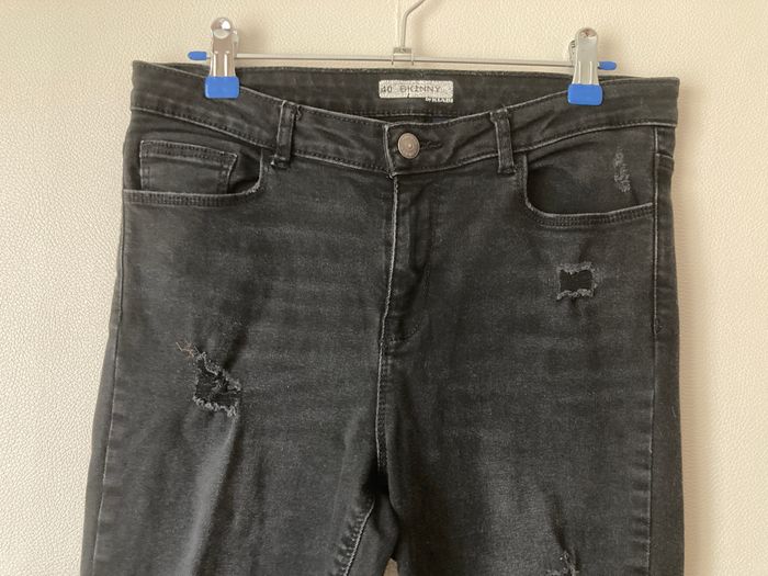 jean skinny troué femme taille 40 - photo numéro 3