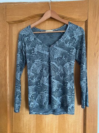 Pull col V Jovial (gris), S / 36 / 8