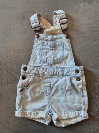 Salopette-short Fille 24 mois