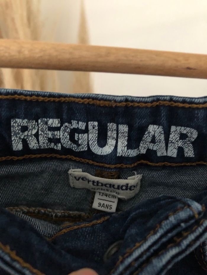 Jeans Vertbaudet coupe regular 9 ans - photo numéro 3