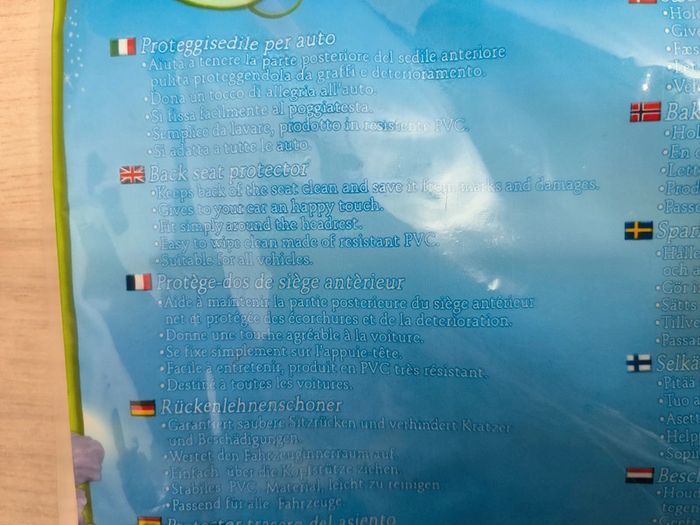 Protège-dos siège avant - photo numéro 3