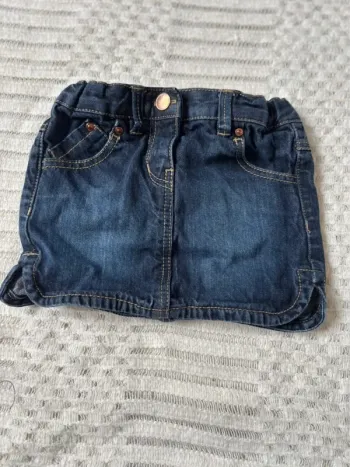 Jupe en jeans fille 18 mois