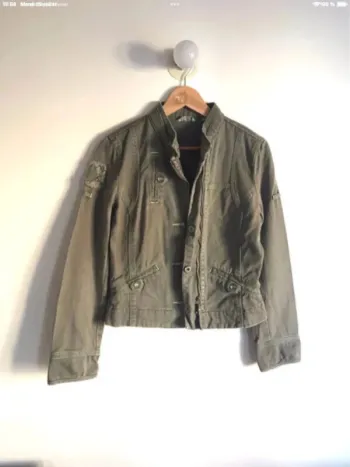 Veste Mango taille 38 kaki militaire