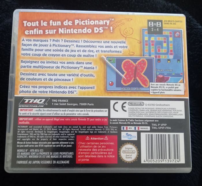 Jeu nintendo ds Pictionary - photo numéro 2