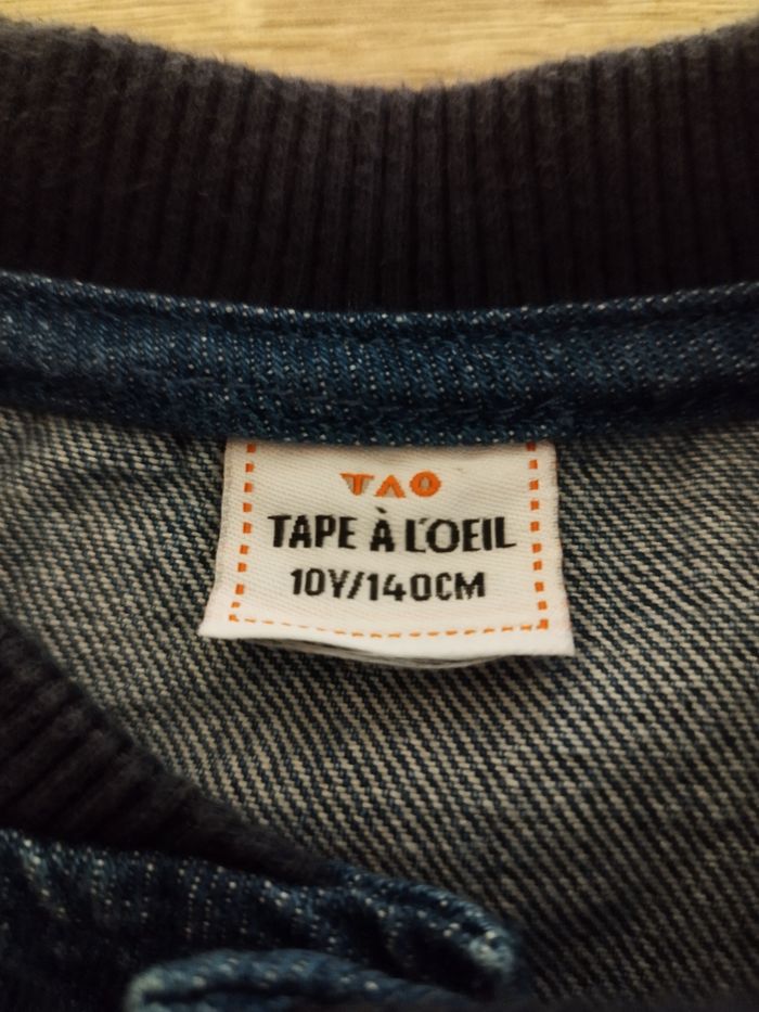 Blouson en jean Tape à l'oeil style bombers T 10 ans/140cm - photo numéro 5