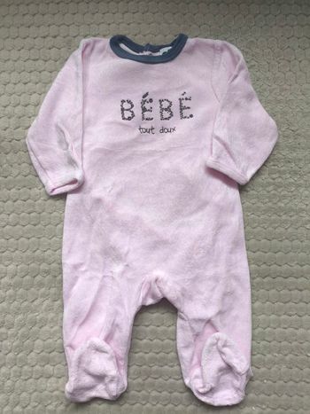 Pyjama en velours Mots D'enfants 6 mois