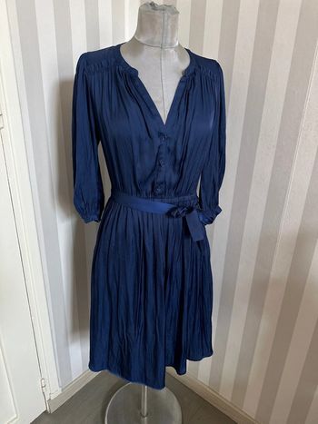 Robe Gerard Darel T:36 bleu marine