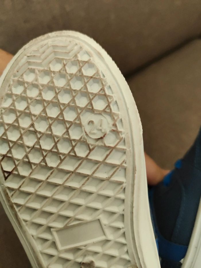 Baskets bleues - photo numéro 3