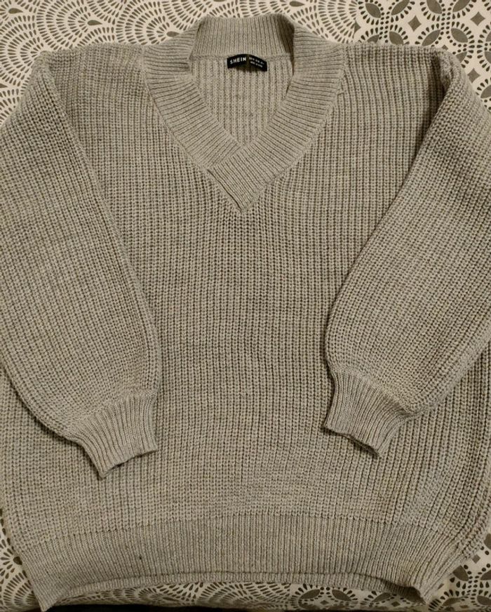 Pull gris femme shein taille 38