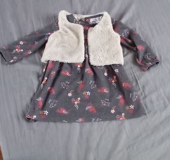 Robe avec gilet berger