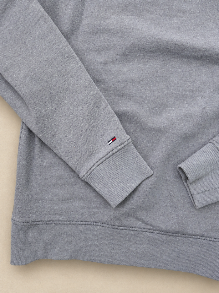 Sweat Tommy Jeans gris logo 1985 taille S - photo numéro 3