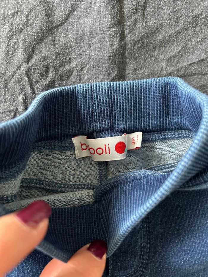 Jeans boboli bébé garçon 3 mois - photo numéro 2