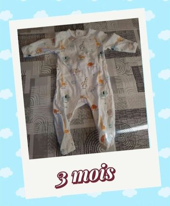 Pyjama 3 mois mixte