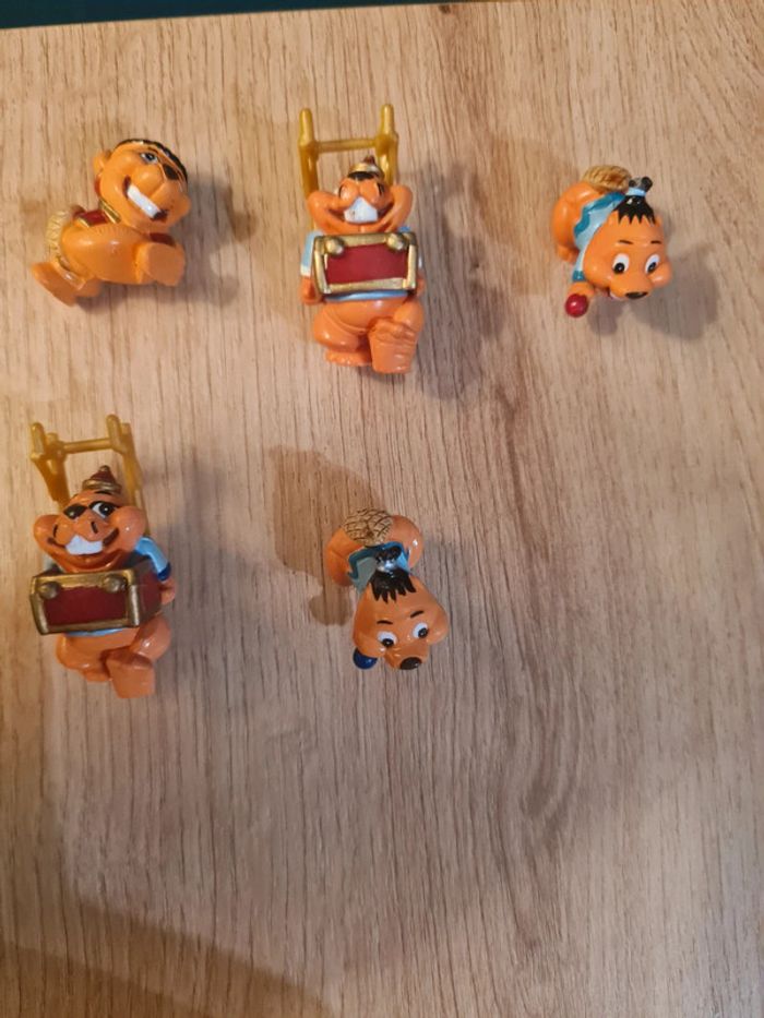 Lot figurines Kinder Vintages Marmottes - photo numéro 2