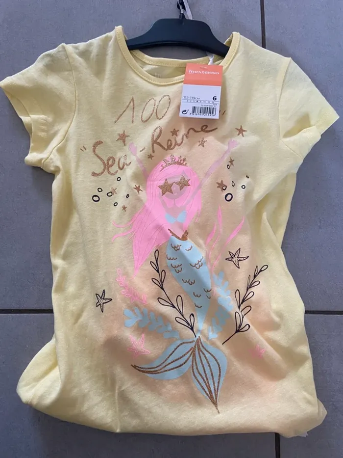 Pyjashort pyjama manche courte short neuf 6 ans fille