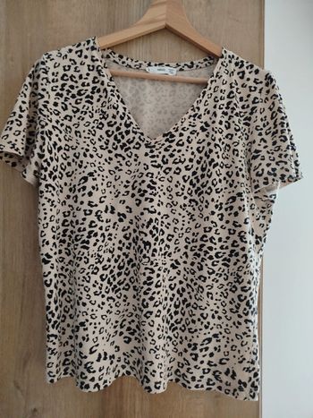 T-shirt imprimé léopard