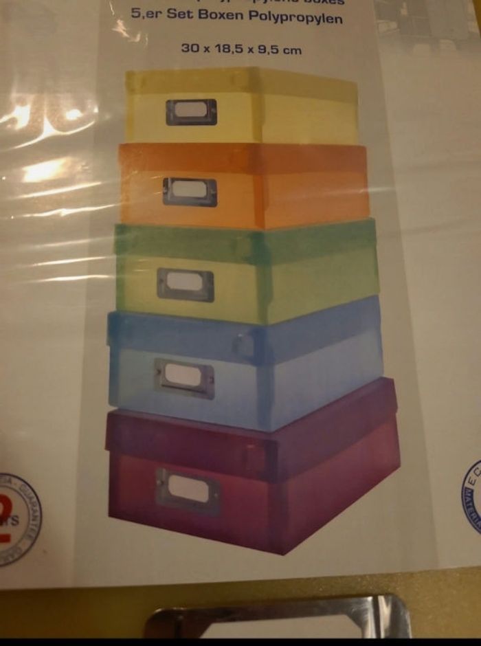 Lot de 5 boîtes neuf - photo numéro 1