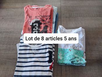 Lot de 8 articles en 5 ans