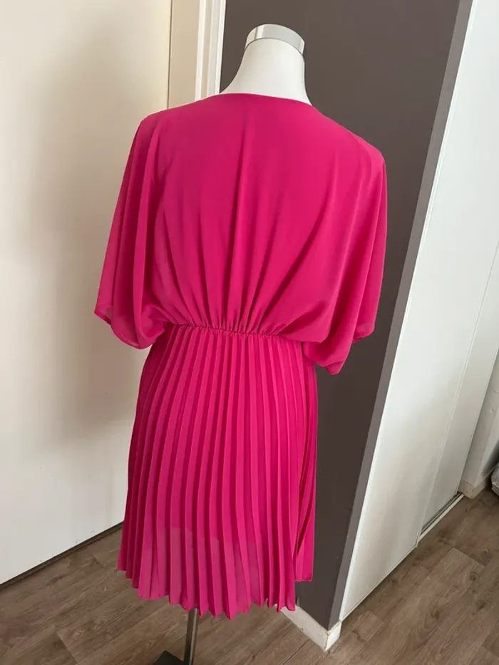 Senes robe, rose, fuchsia été femme, taille 40 - photo numéro 4