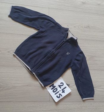 Gilet 23mois garçon Obaïbi 86cm