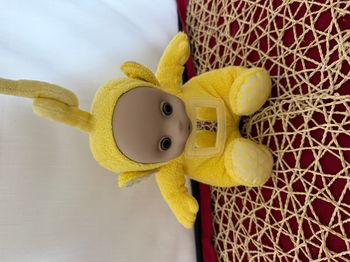 lala-laa lala teletubbies doudou peluche hochet tomy