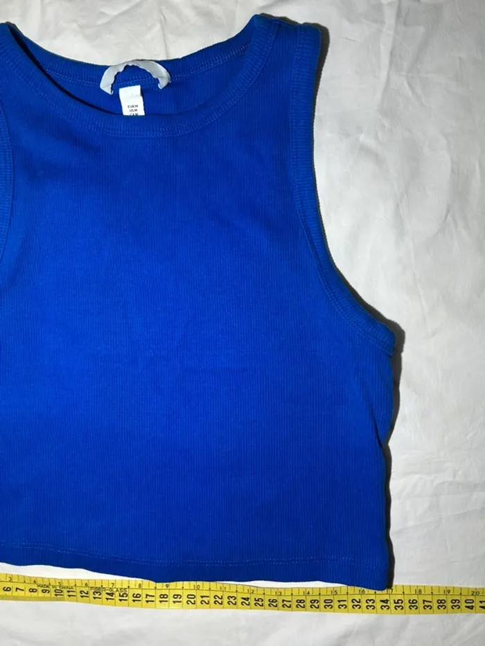Top bleu h&m - photo numéro 3
