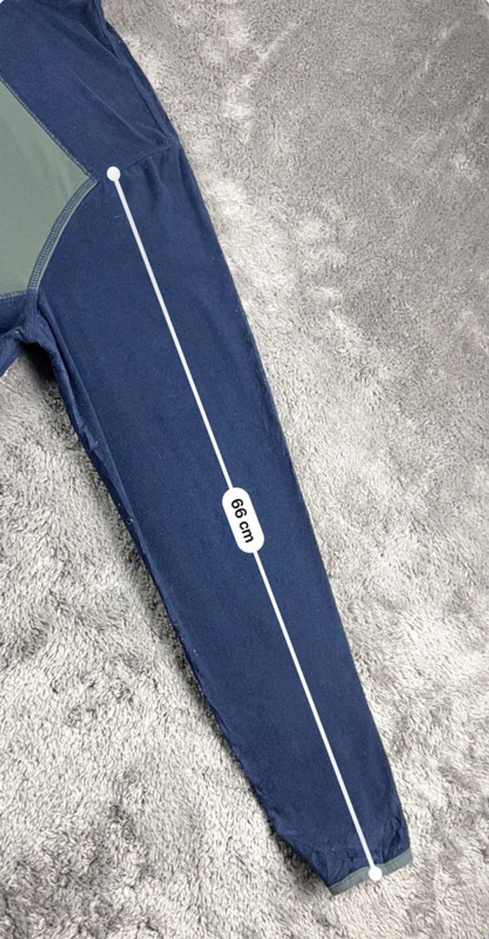 Pull de sport Polaire Timberland Zip Col Camionneur – Bleu Marine & Gris – Taille L - photo numéro 5