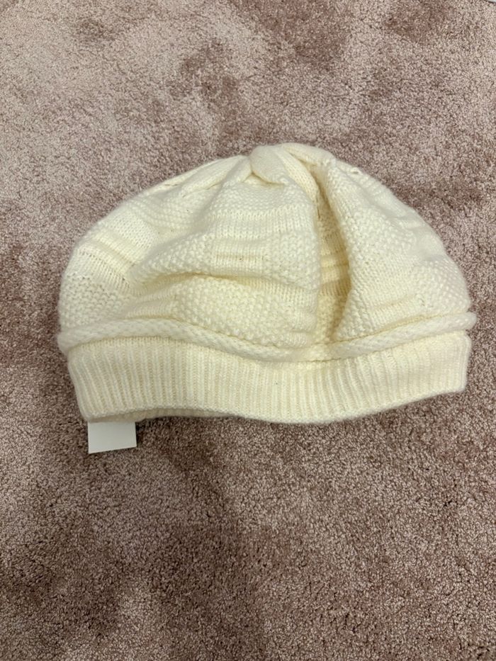 Bonnet stylé béret doublé