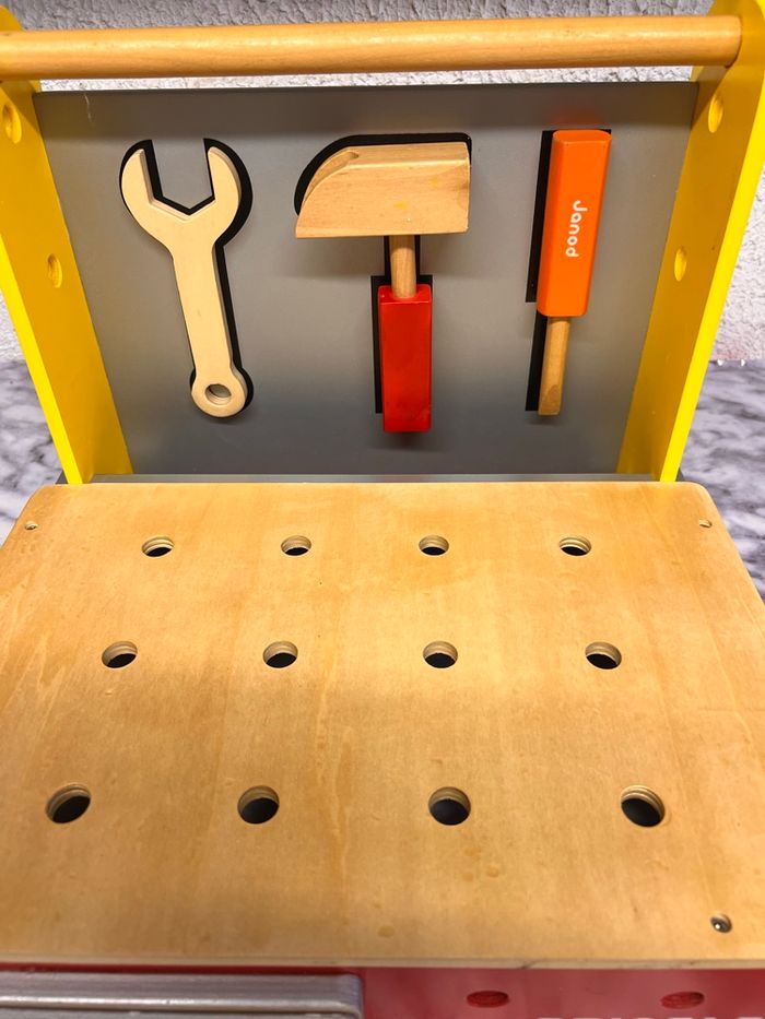 Établi de bricolage bois enfant Janod - photo numéro 3
