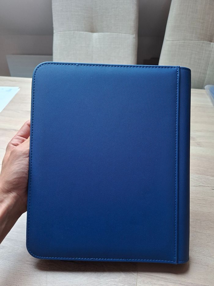 Classeur zip de rangement pour 128 cartes sous toploaders Pokémon de qualité premium en bleu foncé - photo numéro 7