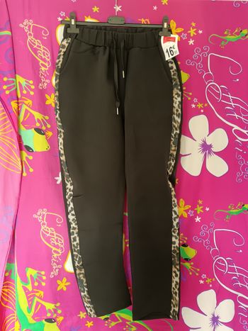 Pantalon noir fluide Tissaia 38