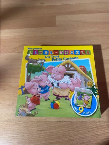 Mon premier livre-puzzle les trois petit cochon