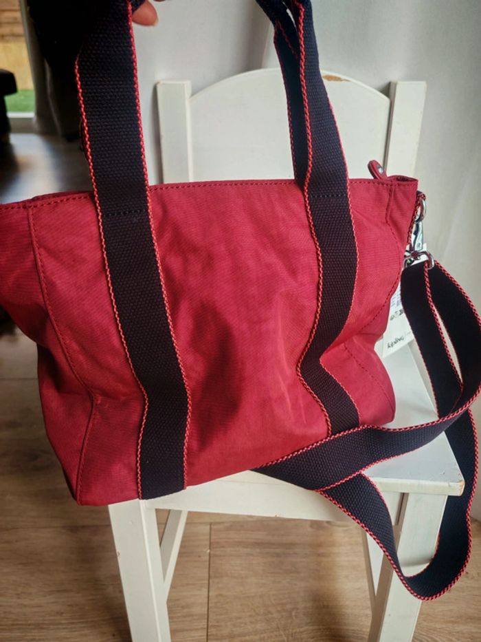 Sac kipling asseni mini neuf bordeaux - photo numéro 4