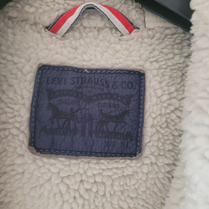 Veste jean sherpa homme levis/psg - photo numéro 4