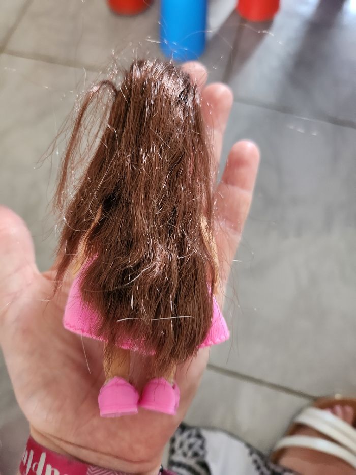 Poupée et animal - photo numéro 3