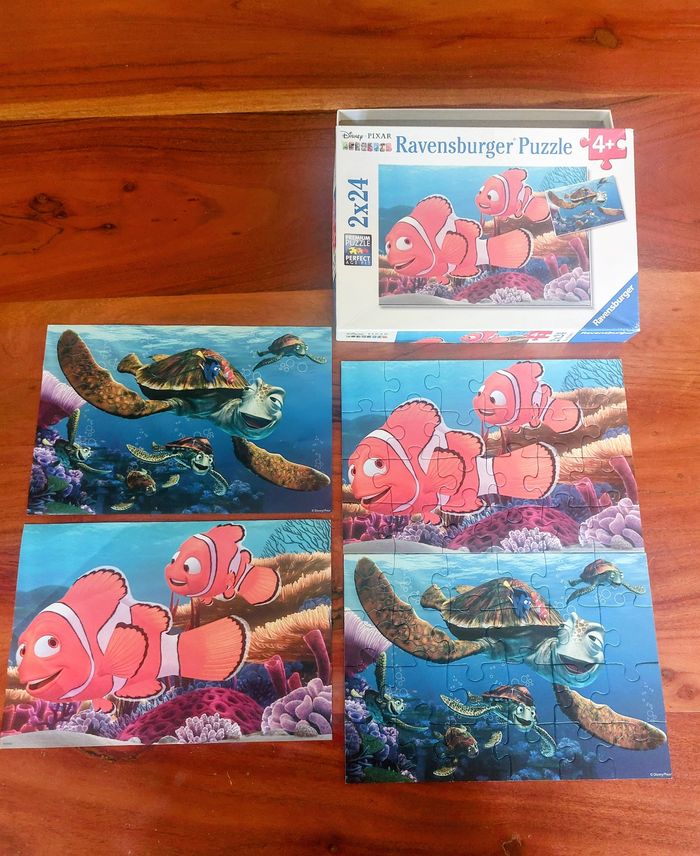 2 puzzles thème marin Némo - photo numéro 2