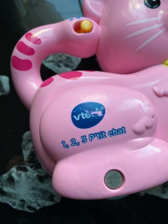 1,2,3 p’tit chat vtech mon chat à tirer - photo numéro 2
