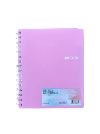 Cahier NoteBook Nio Life Rose - A5 Neuf