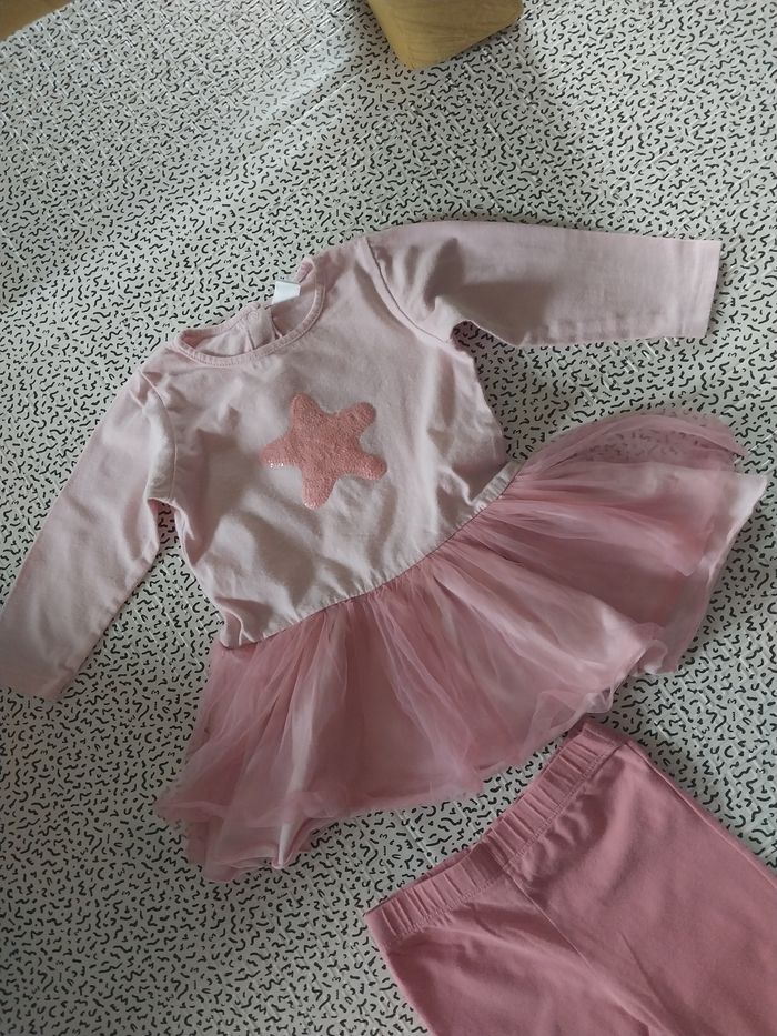 Ensemble tutu rose TEX Baby 18 mois - photo numéro 3