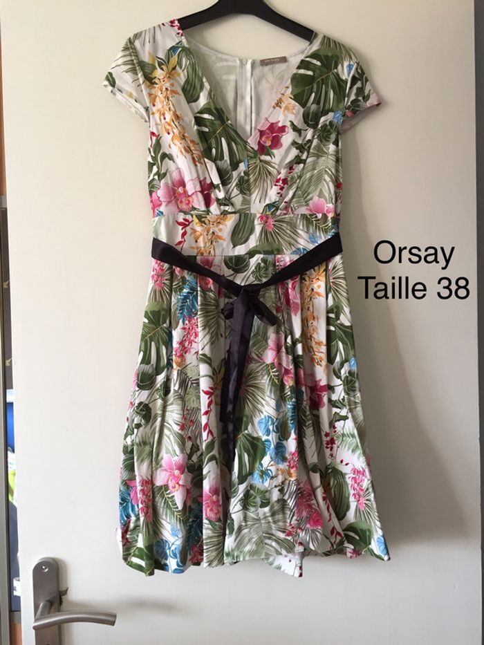 Robe multicolore fleurie Orsay Taille 38