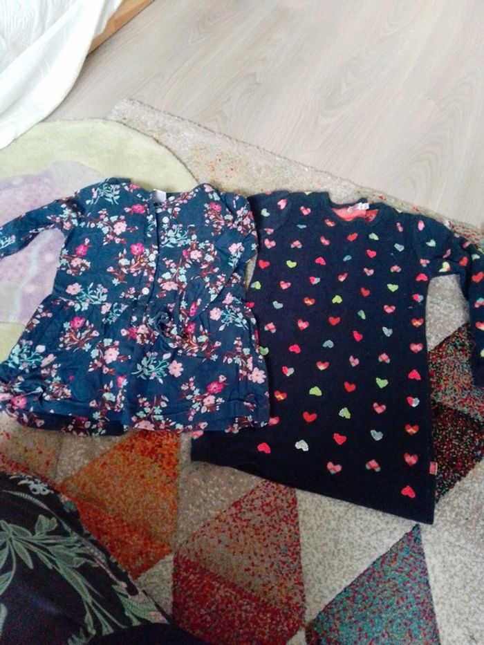 Lot de 2 tuniques fille 4 ans