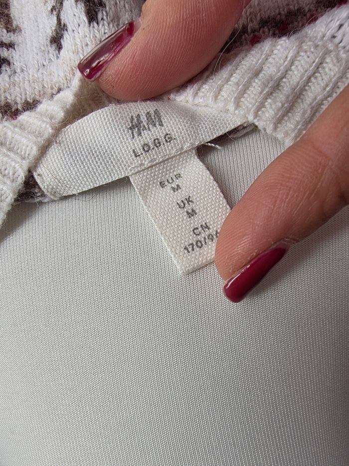 Pull de Noël Rennes femme taille M - photo numéro 4