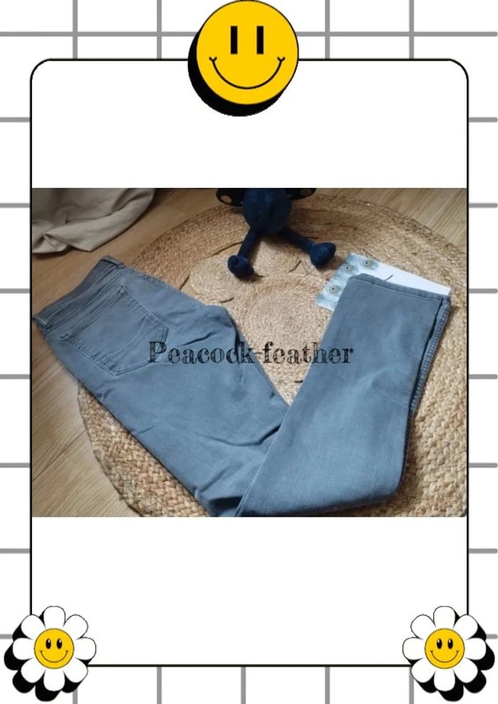 Jean gris smog 40 homme - photo numéro 12